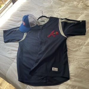 Atlanta braves jersey and Snapback